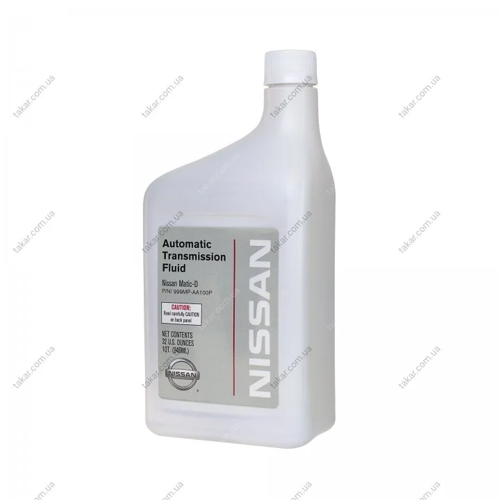 Трансмиссионное масло 0,946 л АКПП Синтетическое NISSAN 999MPAA100P (фото 1)