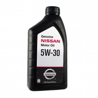 Моторное масло 0,946 л 5W30 Бензиновый Полусинтетическое NISSAN 999PK005W30N (фото 1)