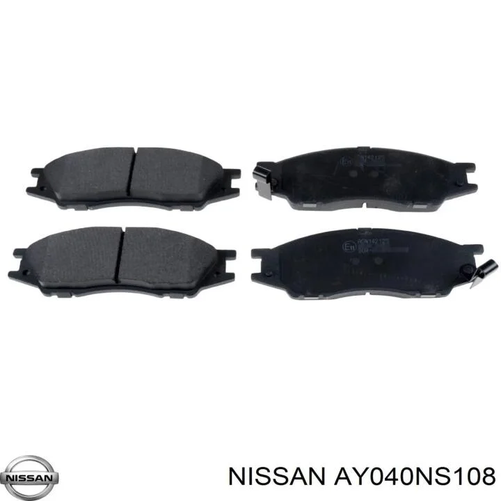 Гальмівні колодки передні дискові NISSAN AY040NS108 (фото 1)