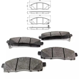 Гальмівні дискові колодки, комплект NISSAN D1060JX50B