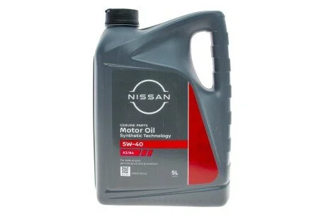 Моторна олива 5 л 5W40 Бензиновий, Дизельний Синтетична NISSAN KE90090042