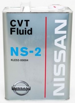 Трансмиссионное масло 4 л CVT Синтетическое NISSAN KLE52-00004