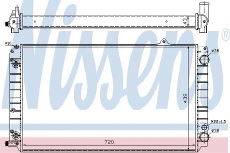 Радіатор NISSENS 60239
