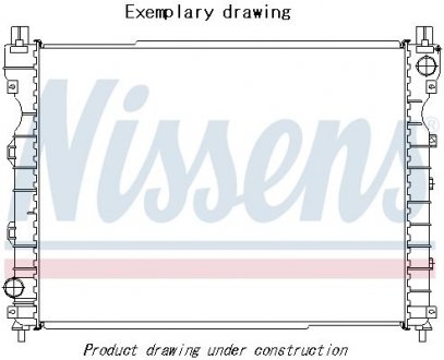 Радиатор охлаждения NISSENS 606236