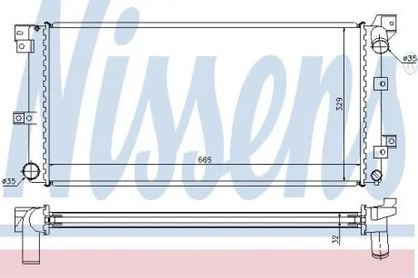Радиатор NISSENS 60985