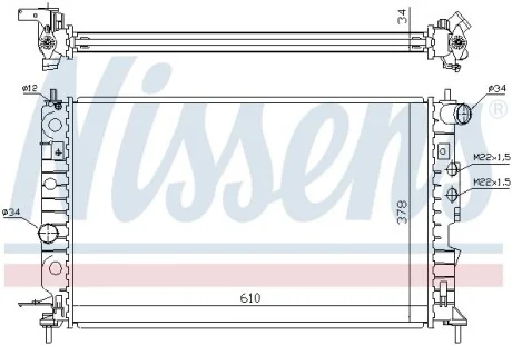 Радиатор NISSENS 630121