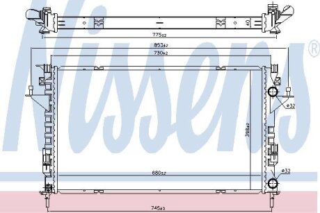 Радiатор NISSENS 637666