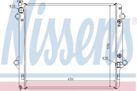 Радиатор NISSENS 646806