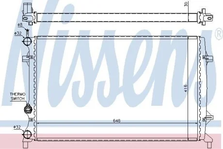 Радиатор NISSENS 65296