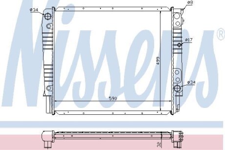 Радіатор NISSENS 65531A