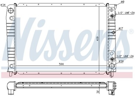 Радиатор NISSENS 65537A