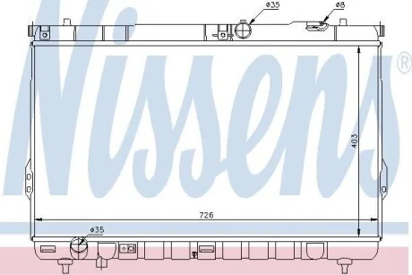 Радиатор NISSENS 67031