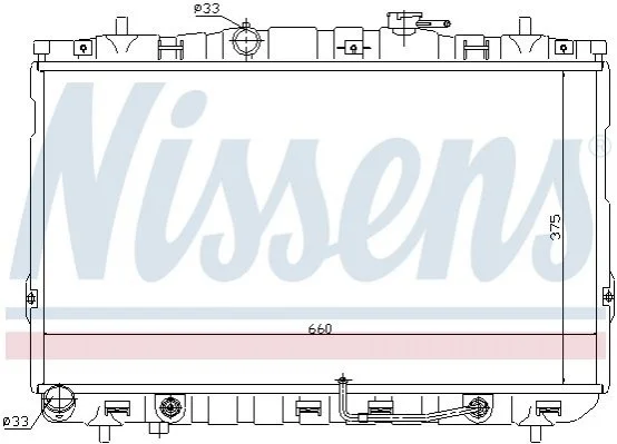 Радиатор NISSENS 67493 (фото 1)