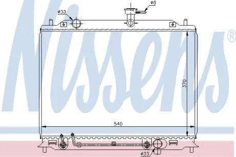 Радиатор NISSENS 67504