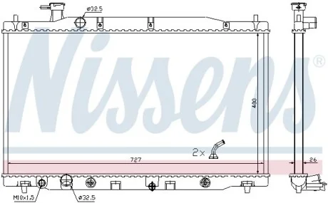 Радиатор NISSENS 681372