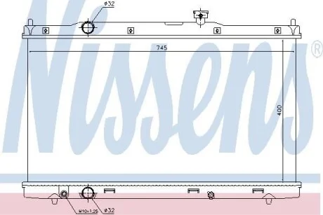 Радіатор охолодження NISSENS 681376