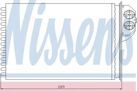 Радиатор отопителя салона NISSENS 72943