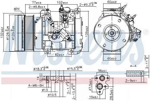 Компресор кондиціонера First Fit NISSENS 890153 (фото 1)