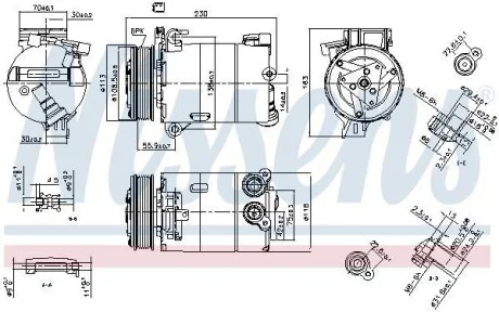 Компрессор кондиционера First Fit NISSENS 890213