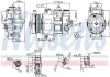 Компрессор кондиционера First Fit NISSENS 890550 (фото 1)