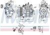 Компрессор кондиционера NISSENS 890552 (фото 1)