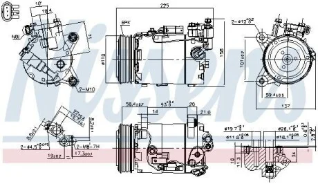 Компрессор кондиционера First Fit NISSENS 890600