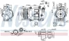 Компресор кондиціонера NISSENS 890606 (фото 1)