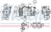 Компрессор кондиционера First Fit NISSENS 890802 (фото 6)