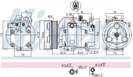 Компресор кондиціонера First Fit NISSENS 89311