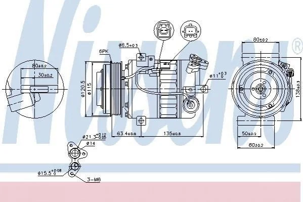 Компресор кондиціонера First Fit NISSENS 89394 (фото 1)