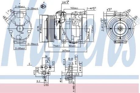 Компрессор кондиционера First Fit NISSENS 89558