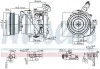 Компрессор кондиционера NISSENS 89576 (фото 1)
