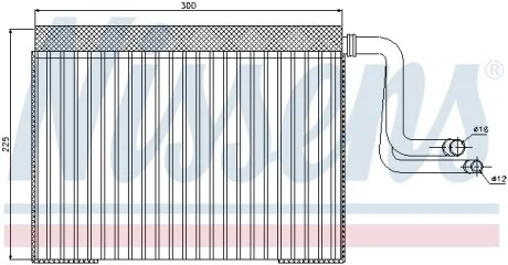 Радиатор кондиционера NISSENS 92268