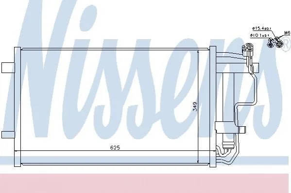 Радиатор кондиционера First Fit NISSENS 940149 (фото 1)