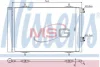 Радiатор кондицiонера NISSENS 940189 (фото 1)