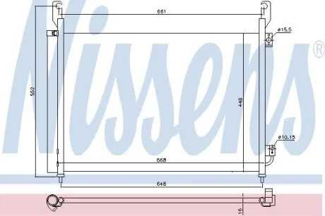 Радиатор кондиционера First Fit NISSENS 940316