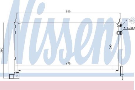 Радiатор кондицiонера NISSENS 940487