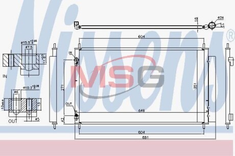 Радиатор кондиционера First Fit NISSENS 940489