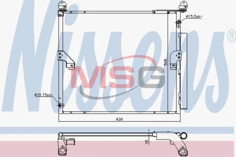 Конденсатор без хладогену NISSENS 940623