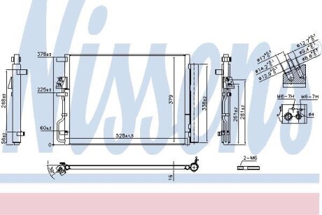 Радиатор кондиционера NISSENS 940771