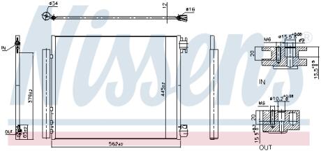 Радиатор кондиционера First Fit NISSENS 940949