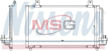 Радиатор кондиционера NISSENS 94456