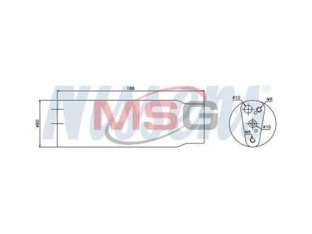 Осушувач кондиціонера NISSENS 95170