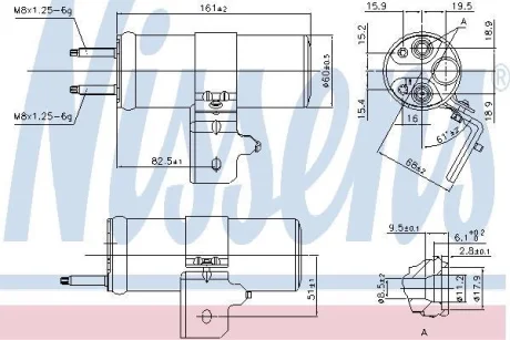 Осушувач кондиціонера NISSENS 95568