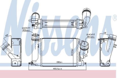Інтеркулер NISSENS 96207