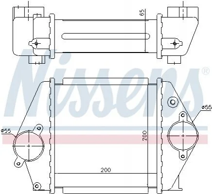 Інтеркулер MAZDA 6 (GG, GY) (02-) 2.0 DI (вир-во Nissens) NISSENS 96570 (фото 1)