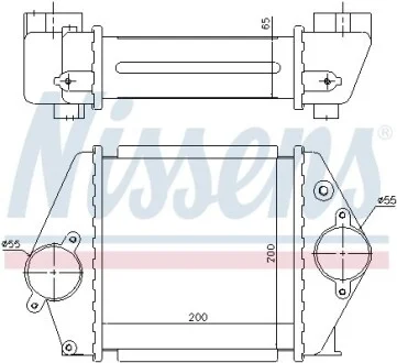 Інтеркулер MAZDA 6 (GG, GY) (02-) 2.0 DI (вир-во Nissens) NISSENS 96570