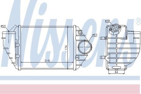 Радіатор наддуву NISSENS 96690