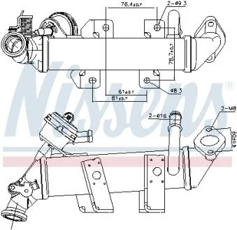 Клапан рециркуляции отработанных газов NISSENS 989287