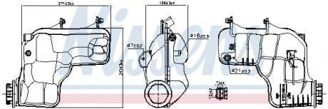 Бачок компенсационный First Fit NISSENS 996166